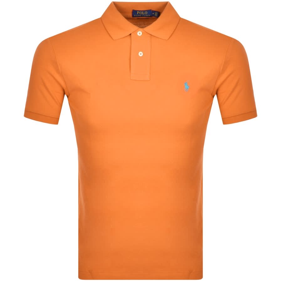 Alternative Image for ProductRalph Lauren Slim Fit Polo T Shirt Orange1